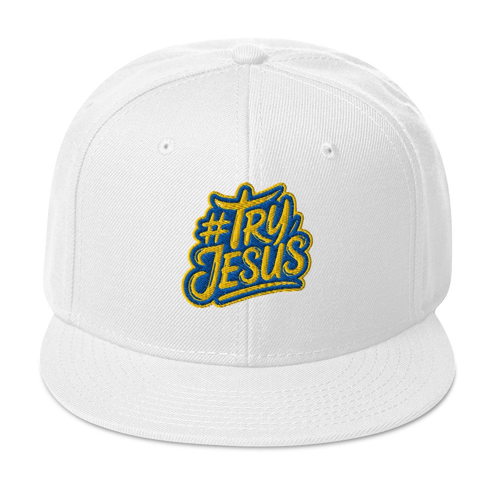 #TryJesus Snapback Hat – Adjustable Streetwear Style - Image 4